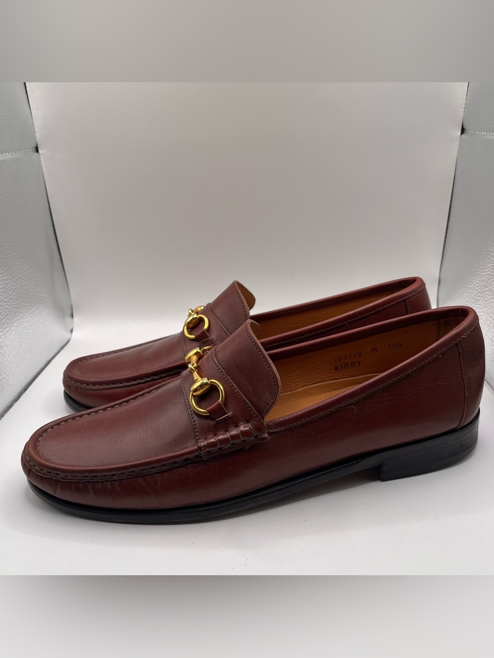 RARE VTG Bruno Magli loafers horsebit brown leather size 10.5 EUC KIRBY